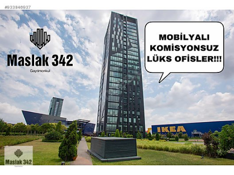 MASLAK342'den BUYAKA PLAZADA KOMİSYONSUZ HAZIR LÜKS OFİSLER!!